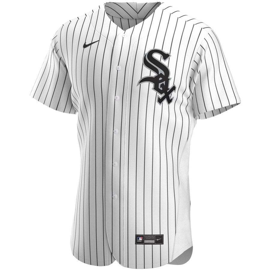 Men's Chicago White Sox Nike White Home Authentic Official Team Jersey Sports Fan Apparel Official NFL Team Jersey Football Fan Apparel