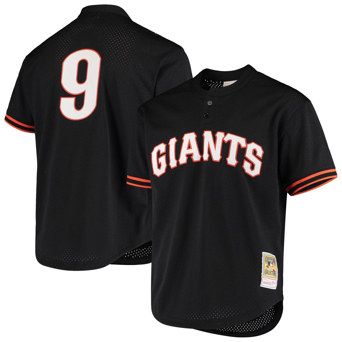Men's San Francisco Giants Matt Williams Mitchell & Ness Black Cooperstown Collection Mesh Batting Practice Jersey Official Team Jersey Sports Fan Apparel Official NFL Team Jersey Football Fan Apparel