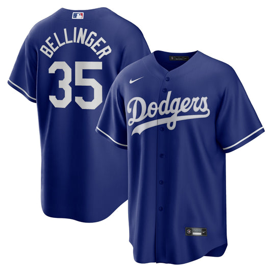 Men's Los Angeles Dodgers Cody Bellinger Nike Royal Alternate Replica Player Name Jersey Official Team Jersey Sports Fan Apparel Official NFL Team Jersey Football Fan Apparel