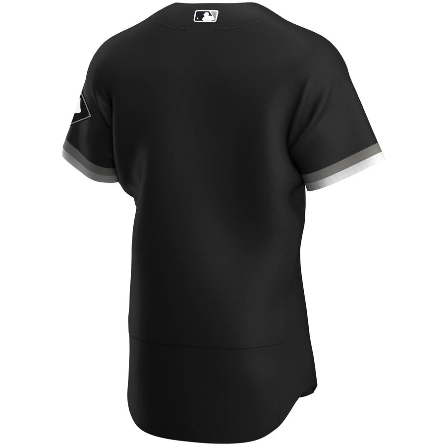 Men's Chicago White Sox Nike Black Alternate Authentic Official Team Jersey Sports Fan Apparel Official NFL Team Jersey Football Fan Apparel