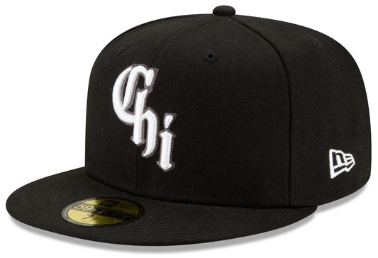 Chicago White Sox New Era Black City Connect On Field 59FIFTY Fitted Hat Official Team Hat Sports Fan Cap Official NFL Team Hat Football Fan Cap