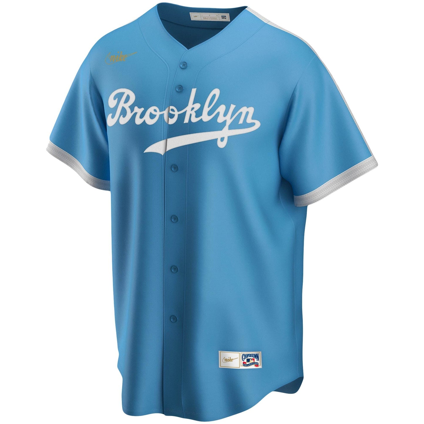 Men's Jackie Robinson Brooklyn Dodgers Nike Light Blue Alternate Cooperstown Collection Team Jersey Official Team Jersey Sports Fan Apparel Official NFL Team Jersey Football Fan Apparel