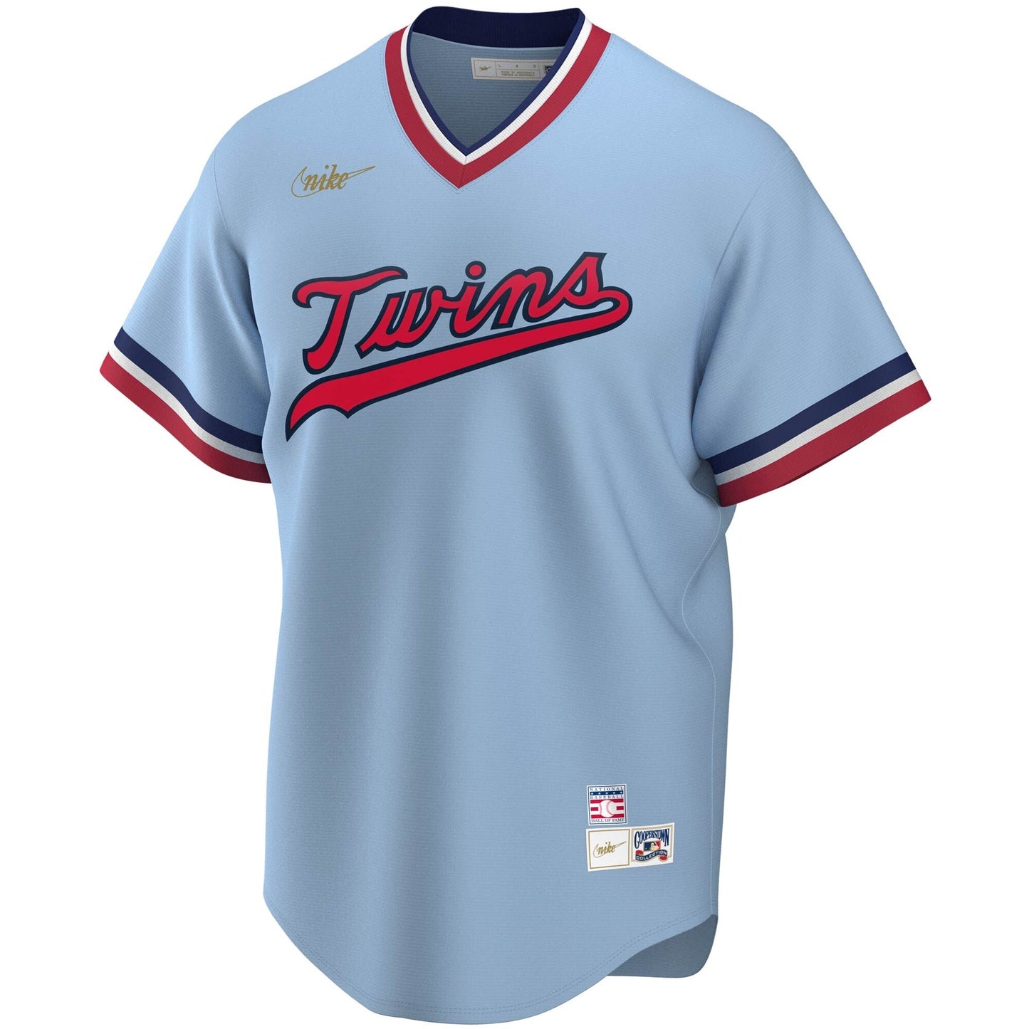 Men's Nike Rod Carew Blue Cooperstown Collection Player Jersey Official Team Jersey Sports Fan Apparel Official NFL Team Jersey Football Fan Apparel