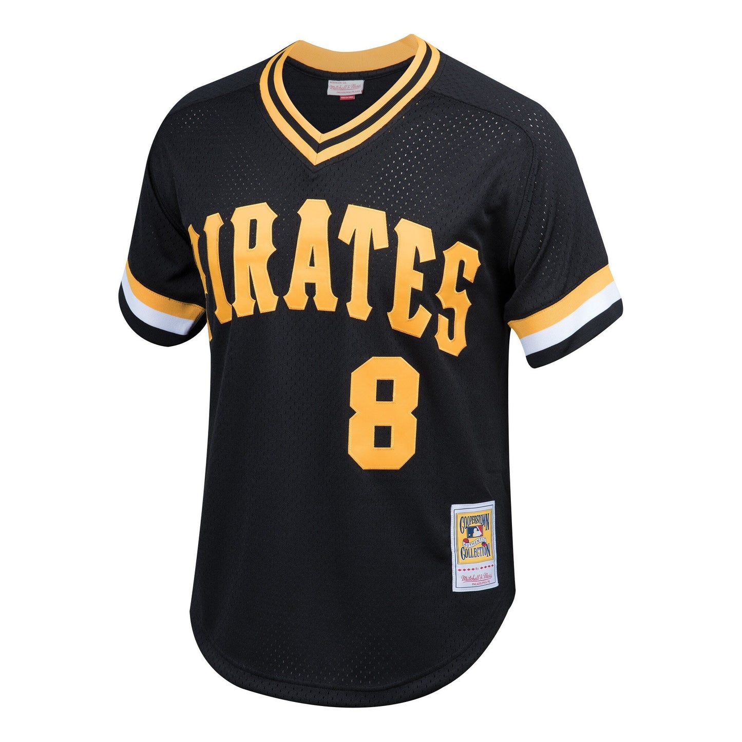 Youth Pittsburgh Pirates Willie Stargell & Ness Black Cooperstown Collection Mesh Batting Practice Jersey Official Team Jersey Sports Fan Apparel Official NFL Team Jersey Football Fan Apparel