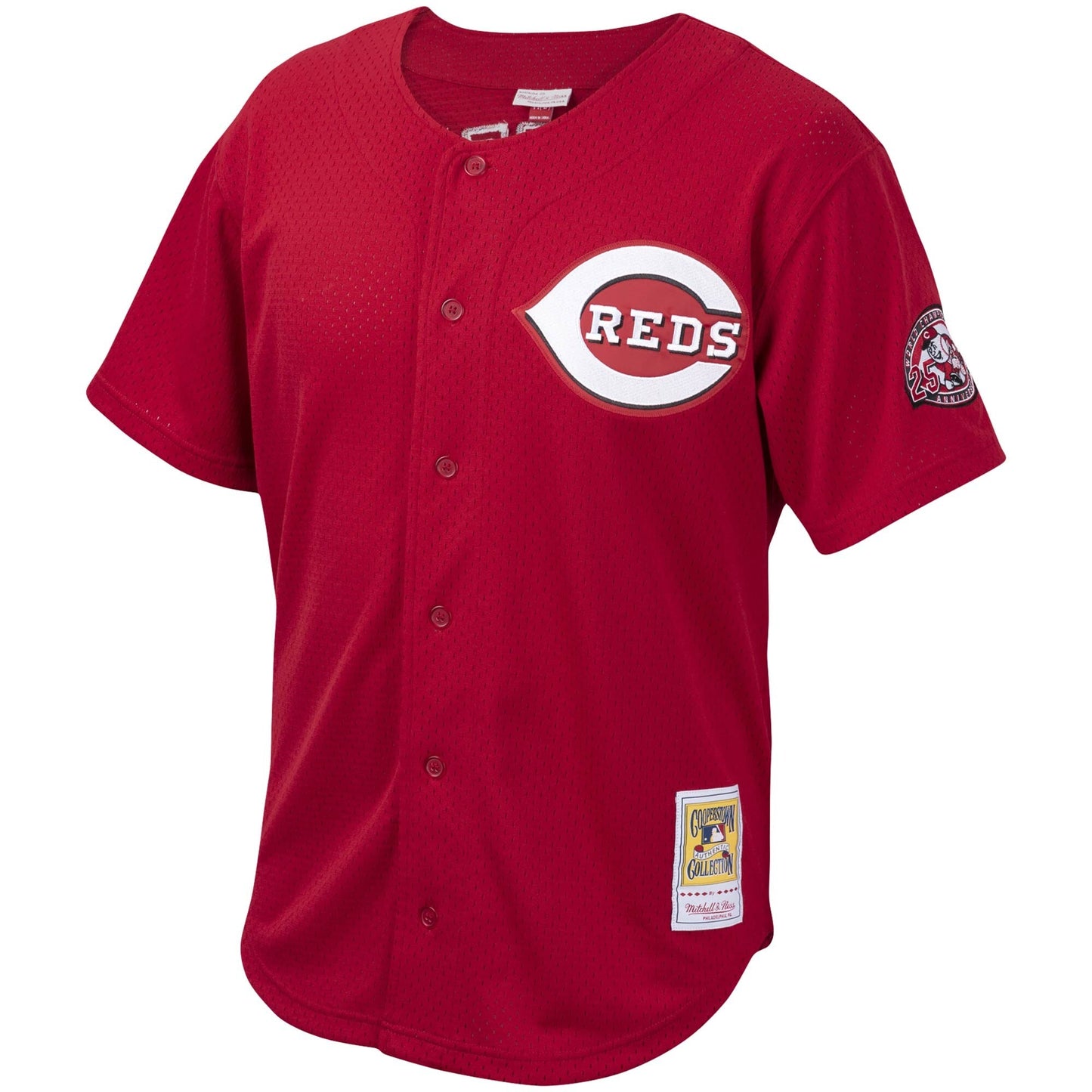 Youth Cincinnati Reds Ken Griffey Jr. Mitchell & Ness Red Cooperstown Collection Batting Practice Jersey Official Team Jersey Sports Fan Apparel Official NFL Team Jersey Football Fan Apparel