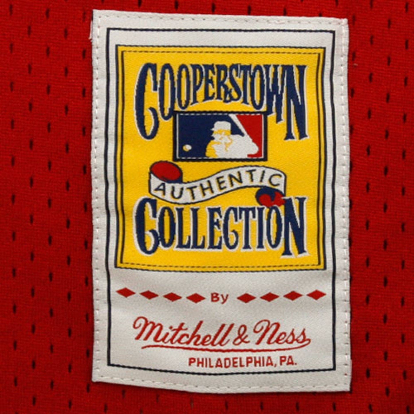 Men's Cincinnati Reds Johnny Bench Mitchell & Ness Red 1983 Authentic Cooperstown Collection Mesh Batting Practice Jersey Official Team Jersey Sports Fan Apparel Official NFL Team Jersey Football Fan Apparel