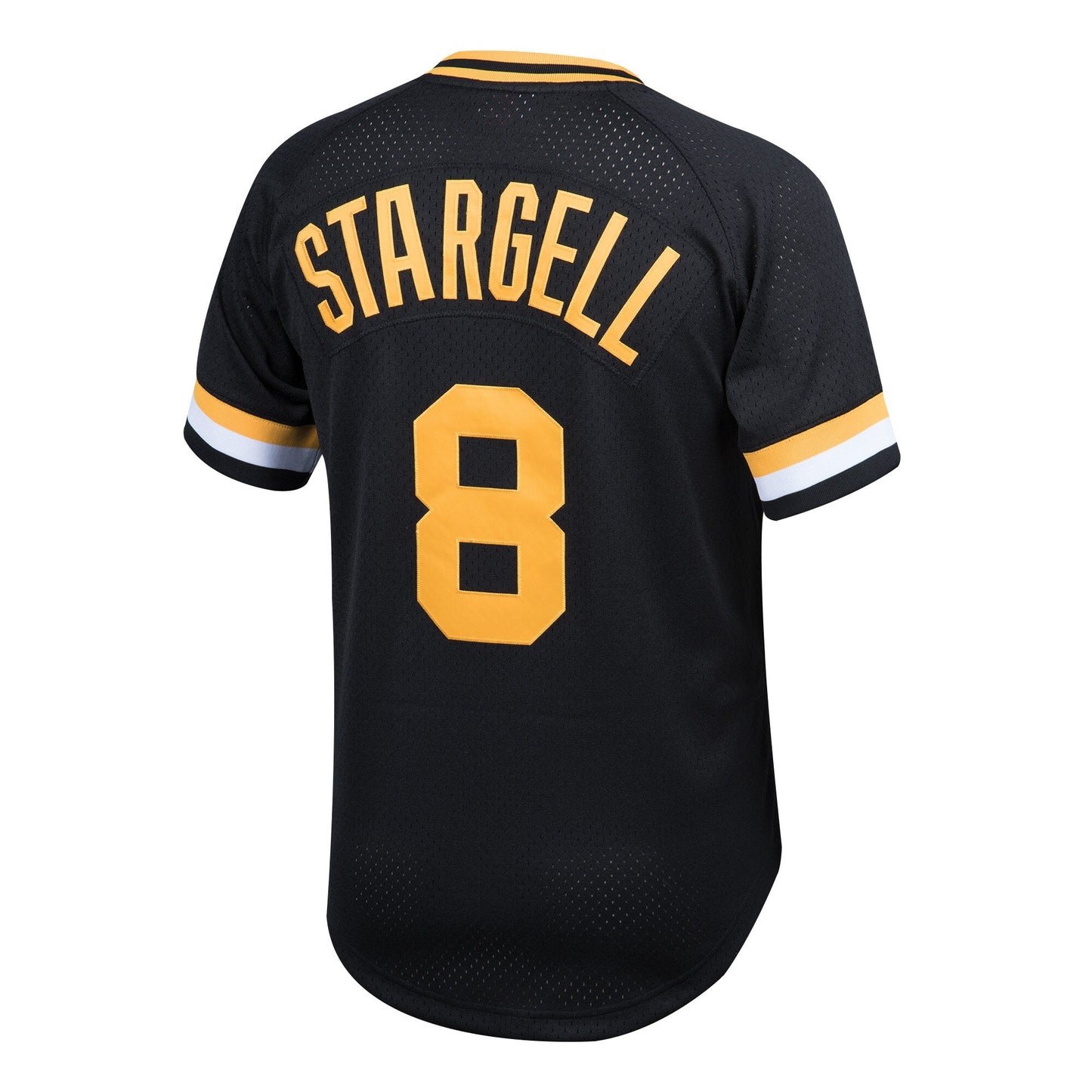 Youth Pittsburgh Pirates Willie Stargell & Ness Black Cooperstown Collection Mesh Batting Practice Jersey Official Team Jersey Sports Fan Apparel Official NFL Team Jersey Football Fan Apparel