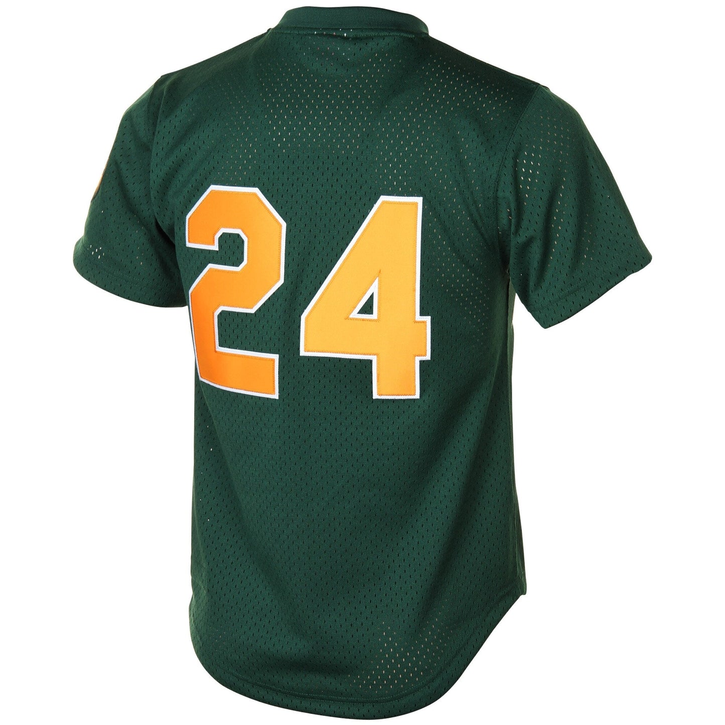 Men's Oakland Athletics Rickey Henderson 1998 Mitchell & Ness Green Cooperstown 1987 Mesh Batting Practice Jersey Official Team Jersey Sports Fan Apparel Official NFL Team Jersey Football Fan Apparel