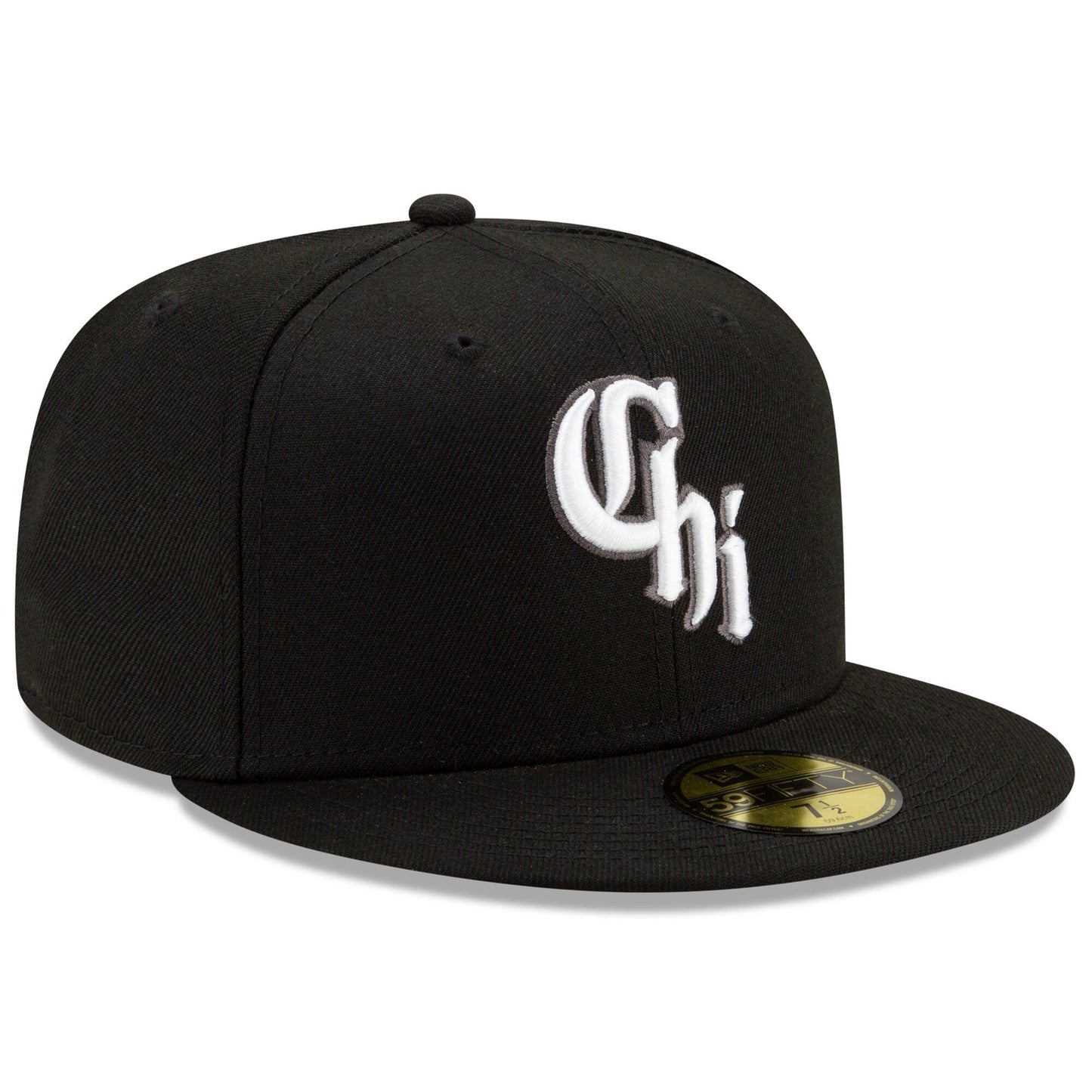 Chicago White Sox New Era Black City Connect On Field 59FIFTY Fitted Hat Official Team Hat Sports Fan Cap Official NFL Team Hat Football Fan Cap