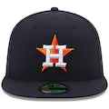Men's Houston Astros New Era Navy Home Authentic Collection On Field 59FIFTY Fitted Hat Official Team Hat Sports Fan Cap Official NFL Team Hat Football Fan Cap