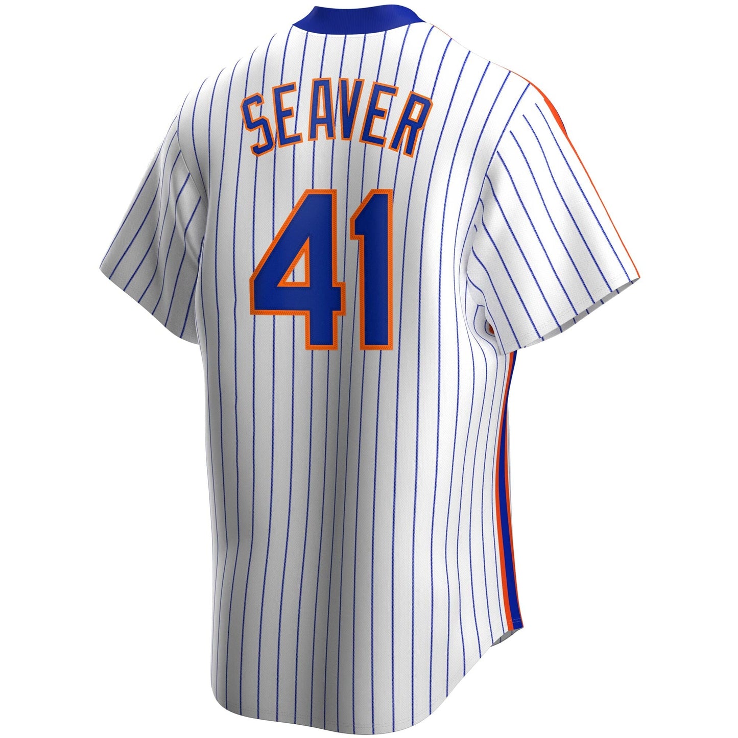 Men's Nike Tom Seaver New York Mets Cooperstown Collection Royal Pinstripe Replica Jersey Official Team Jersey Sports Fan Apparel Official NFL Team Jersey Football Fan Apparel