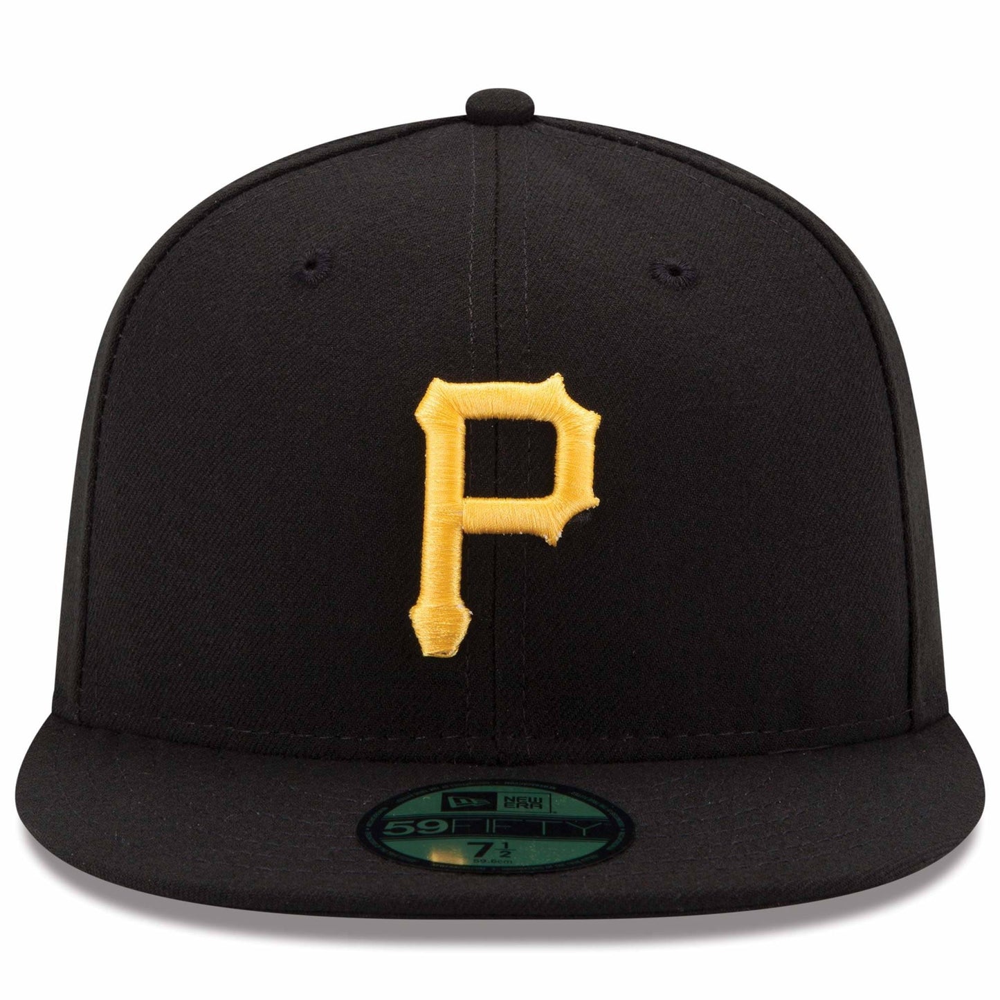 Men's Pittsburgh Pirates New Era Black Game Authentic Collection On-Field 59FIFTY Fitted Hat Official Team Hat Sports Fan Cap Official NFL Team Hat Football Fan Cap