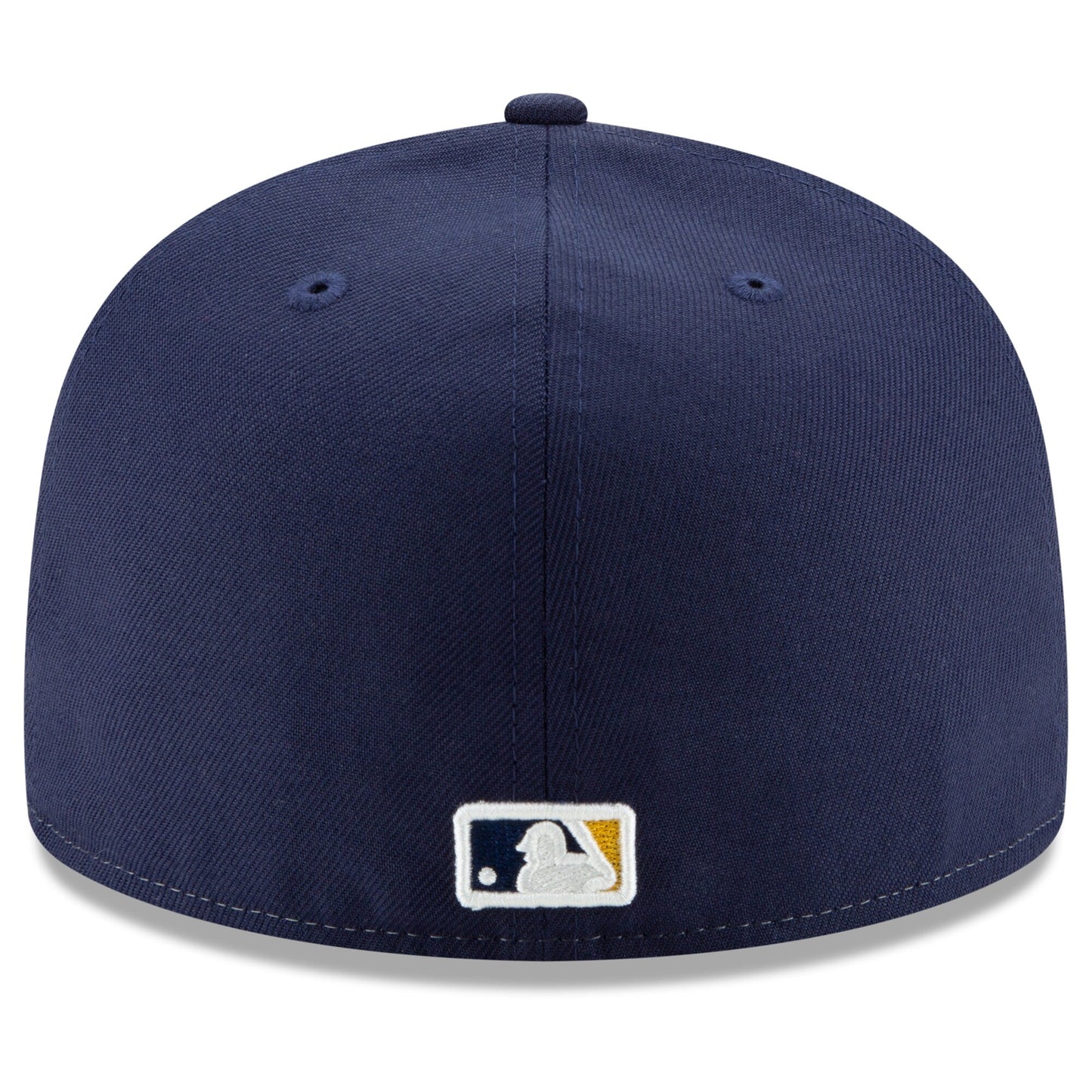 Men's Milwaukee Brewers New Era Navy/Yellow Alternate Authentic Collection On-Field 59FIFTY Fitted Hat Official Team Hat Sports Fan Cap Official NFL Team Hat Football Fan Cap
