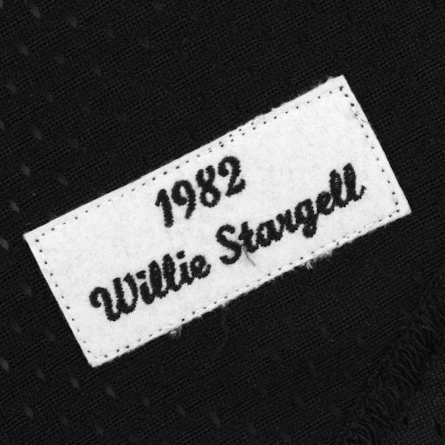 Men's Pittsburgh Pirates Willie Stargell Mitchell & Ness Black 1982 Authentic Cooperstown Collection Mesh Batting Practice Jersey Official Team Jersey Sports Fan Apparel Official NFL Team Jersey Football Fan Apparel