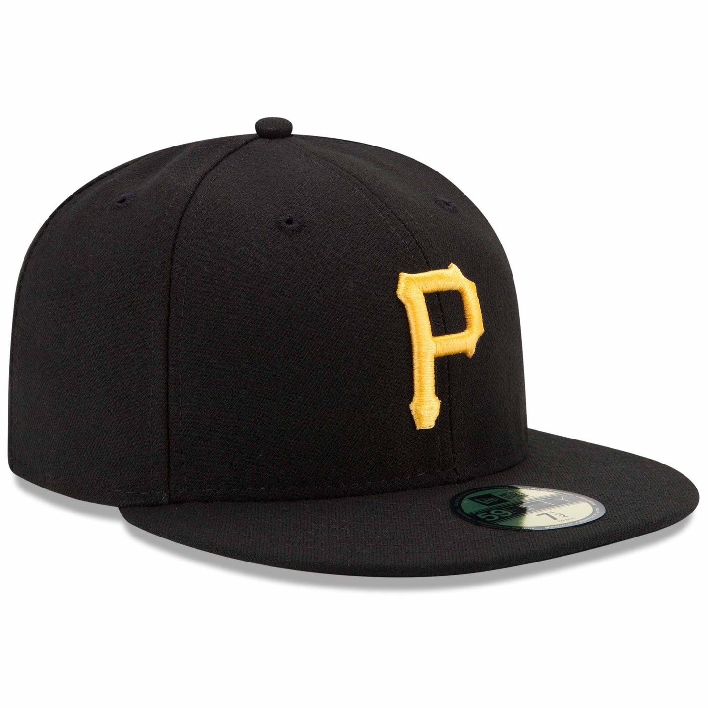 Men's Pittsburgh Pirates New Era Black Game Authentic Collection On-Field 59FIFTY Fitted Hat Official Team Hat Sports Fan Cap Official NFL Team Hat Football Fan Cap