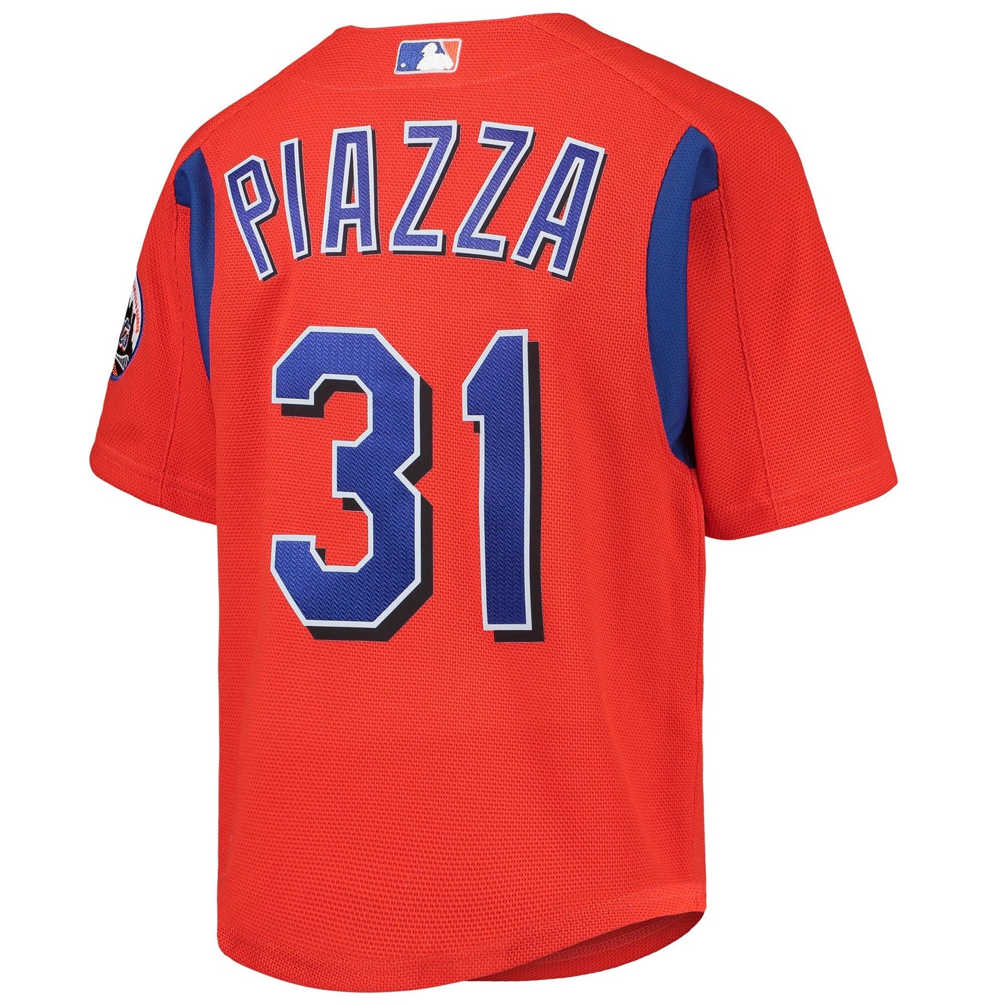 Men's Mike Piazza New York Mets Mitchell & Ness Cooperstown Collection Mesh Batting Practice Jersey - Orange Official Team Jersey Sports Fan Apparel Official NFL Team Jersey Football Fan Apparel