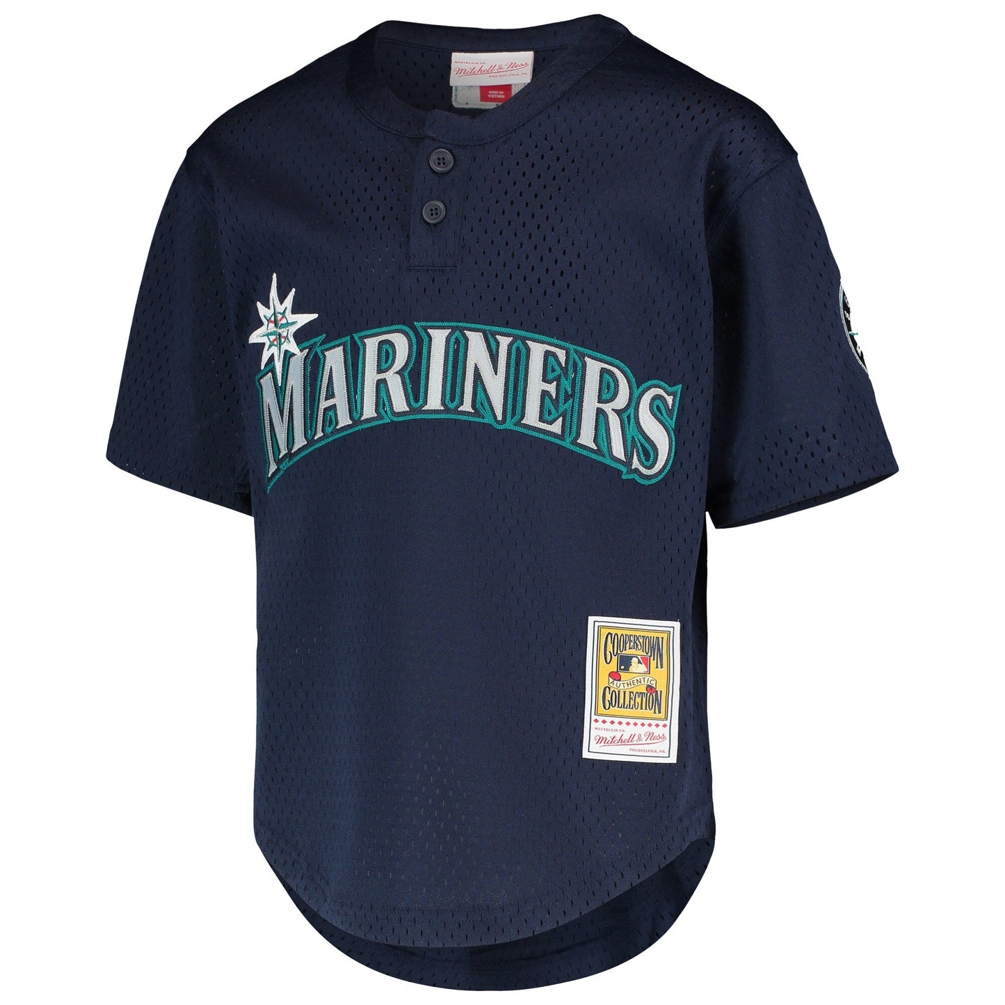 Ichiro Suzuki Seattle Mariners Mitchell & Ness Youth Cooperstown Collection Mesh Batting Practice Jersey - Navy Official Team Jersey Sports Fan Apparel Official NFL Team Jersey Football Fan Apparel