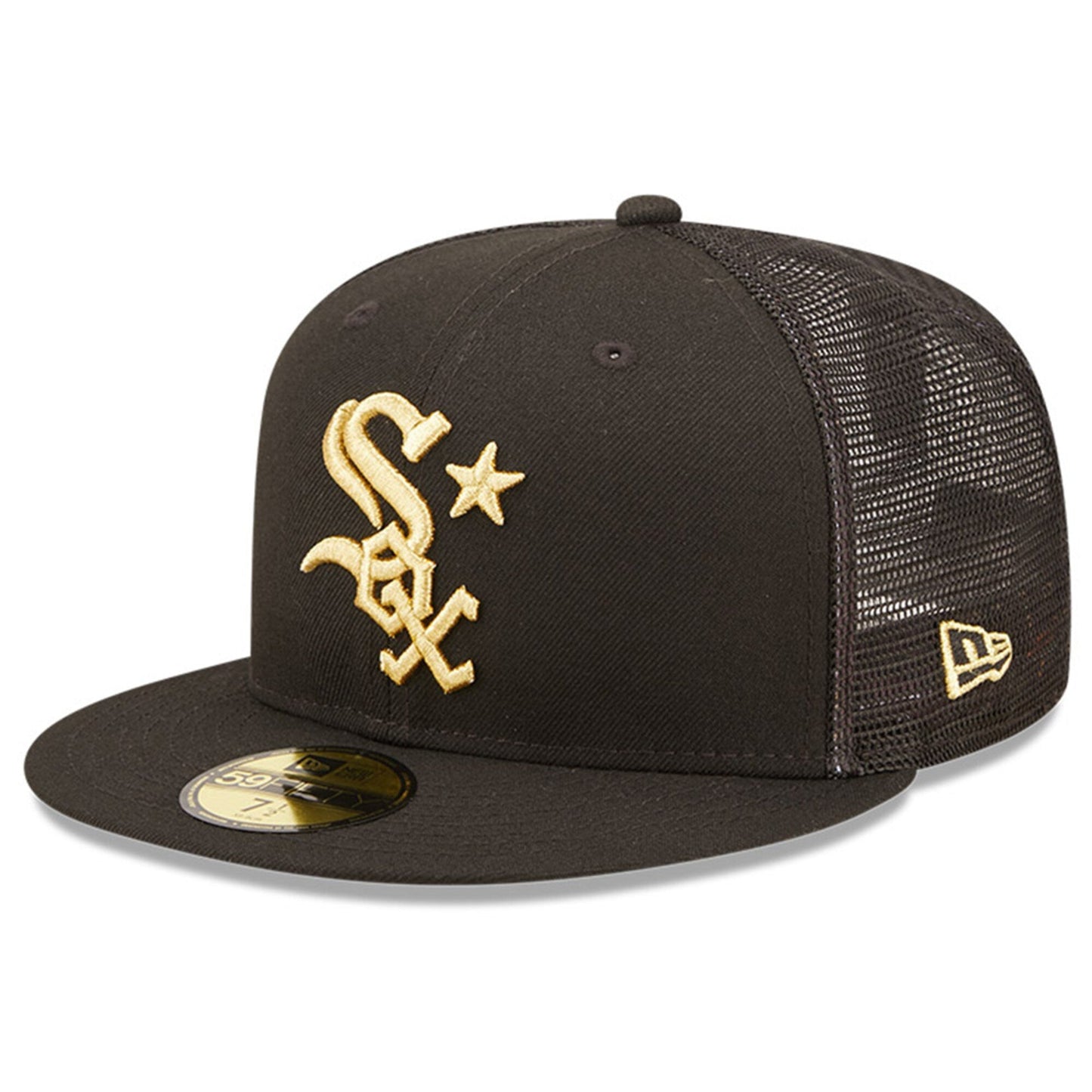 Men's Chicago White Sox New Era Black 2022 MLB All-Star Game On-Field 59FIFTY Fitted Hat Official Team Hat Sports Fan Cap Official NFL Team Hat Football Fan Cap