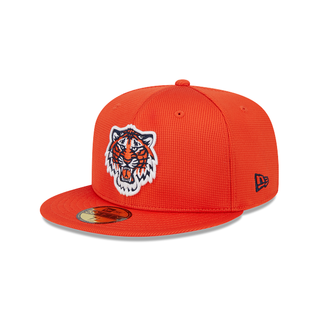Detroit Tigers New Era Orange 2025 Spring Training 59FIFTY Fitted Hat Official Team Hat Sports Fan Cap Official NFL Team Hat Football Fan Cap