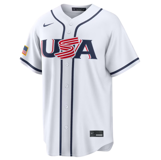 USA World Baseball Classic MLB Home Stadium Jersey Nike Official Team Jersey Sports Fan Apparel Official NFL Team Jersey Football Fan Apparel