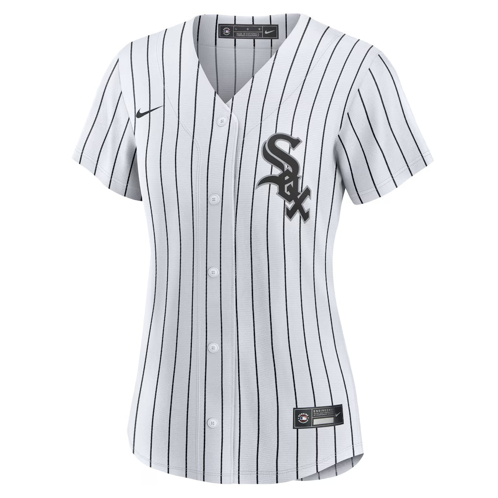 Women's Chicago White Sox Nike White Home Replica Team Blank Jersey Official Team Jersey Sports Fan Apparel Official NFL Team Jersey Football Fan Apparel