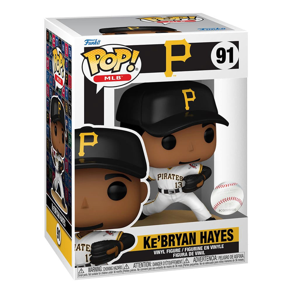 Funko – MLB POP! Vinyl Figure Pirates – Ke'Bryan Hayes – 9CM Official Sports Fan Gear Official NFL Fan Gear