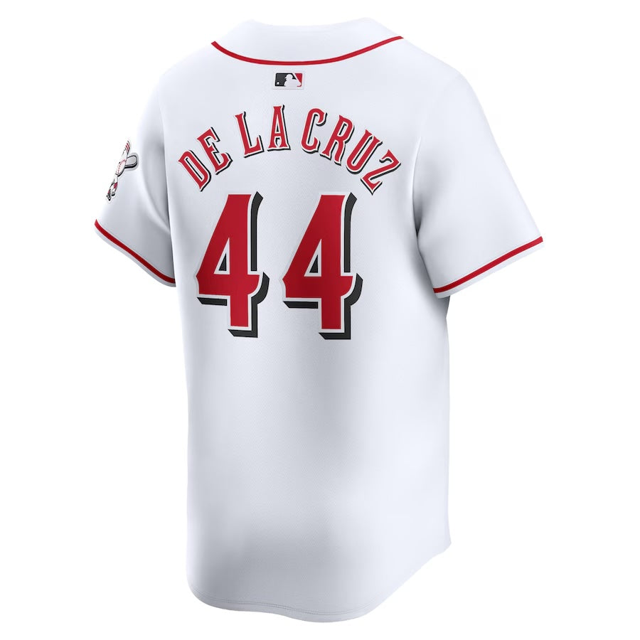 Youth Elly De La Cruz Cincinnati Reds NIKE White Home Limited Replica Jersey Official Team Jersey Sports Fan Apparel Official NFL Team Jersey Football Fan Apparel