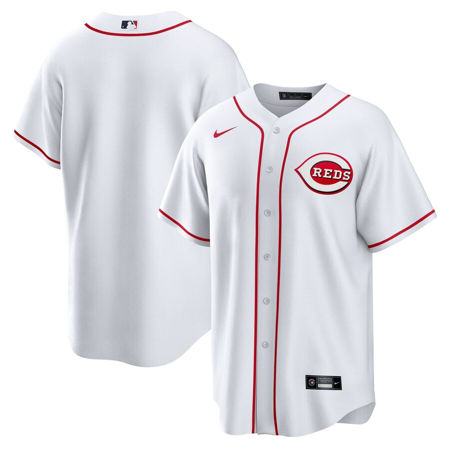 Youth Cincinnati Reds Nike Red Blank Home White Replica Jersey Official Team Jersey Sports Fan Apparel Official NFL Team Jersey Football Fan Apparel